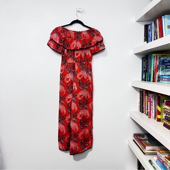 Anthropologie Kopal Off Shoulder Jumpsuit size small - Picture 2 of 10
